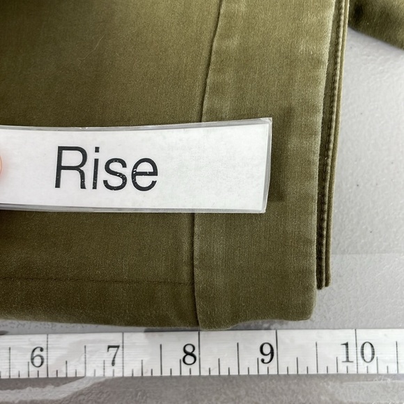 Derek Lam 10 Crosby Jeans Women's 4 Green Denim Bootcut - Picture 11 of 12